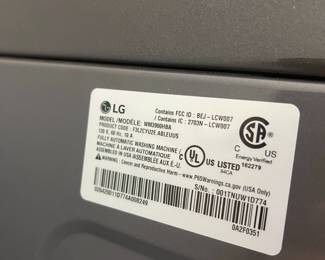 W133 - $1000. LG Washer/Dryer set. Excellent condition!