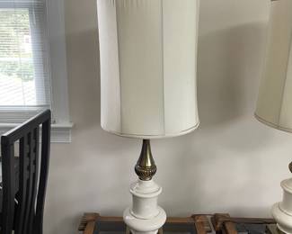 W90 - $80 Pair of Tall Table Lamps.