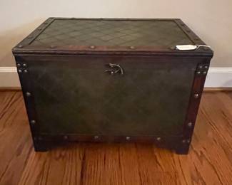 W149 - $30. Small Trunk. Measures 20" x 14" deep x 14" tall.