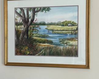 Freda Kyle (co-founder of Carolina Artist Gallery) original watercolor
