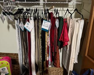 Here is a huge assortment of table linens 