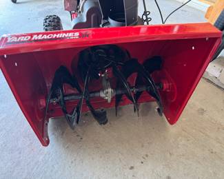 5.5 HP Electric Start, Self Propelled, 2 Stage Snow Blower, Yard Machines by MTD  This is a heavy duty snowblower that will help you  tackle the snow like a pro. Starts right up and runs perfectly
