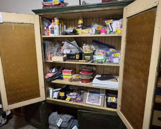 Here is a treasure trove of craft supplies