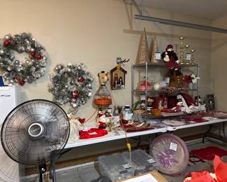 Many beautifully curated Christmas decor items
