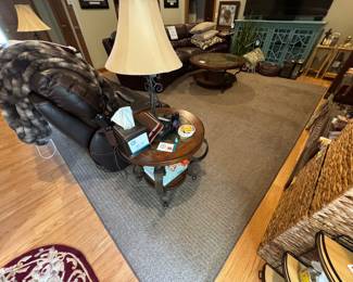 If you know quality rugs then you know Stark.  This luxurious Stark rug is 13’6” x 13’10”  It is a pure joy to walk on. It comes with a matching pad. 