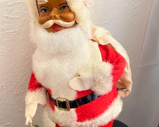 Vintage Santa Clause Bell Ringer Wind up