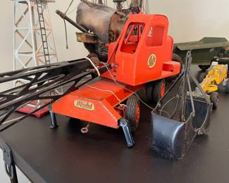 Vintage Doepke Model Toy Crane Corp Construction with Large Boom