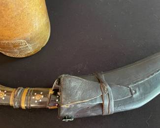 Curved knife made in India