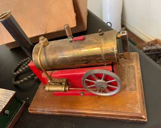 Vintage Electric Steam Engine. Add water and plug it in!