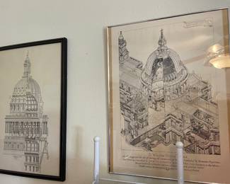 Tarrant County Court House Renovation Sketches