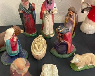 Vintage nativity signed Germany