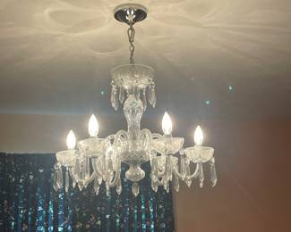 Six arm Waterford Chandelier