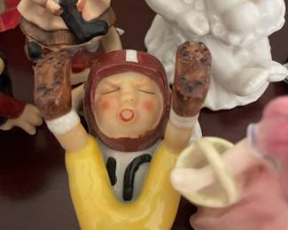 Ceramic Napco Football player 1950's