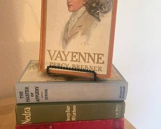 Beautiful books, including leather bound.