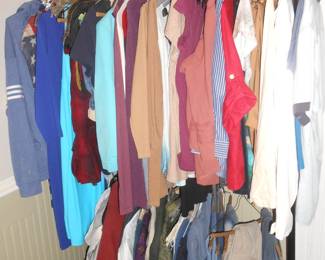 Ladies clothing, rolling clothes rack