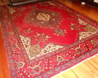 Tabriz wool rug