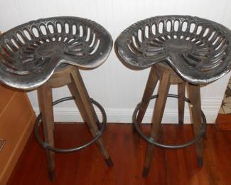 Tractor seat bar stools, there are 3