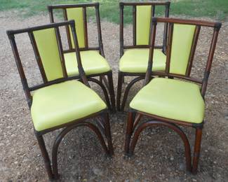 70's rattan chairs