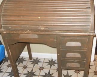 Childs roll top desk