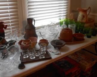 Misc glassware