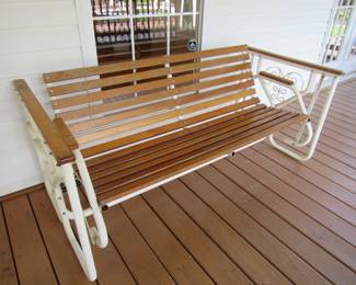 excellent quality wood glider
