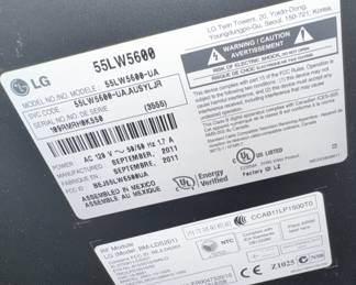 LG 55" TV