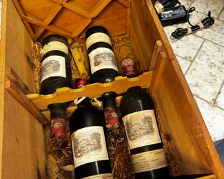 some very expensive Rothschild that's probably seen better days!