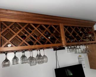 Wine and glasses