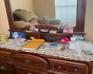 Dresser matching headboard and night stand.