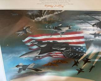 Boeing aircraft poster