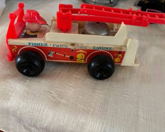 FISHER PRICE FIRE TRUCK - VINTAGE