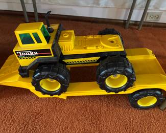 TONKA SEMI WITH TRAILER
