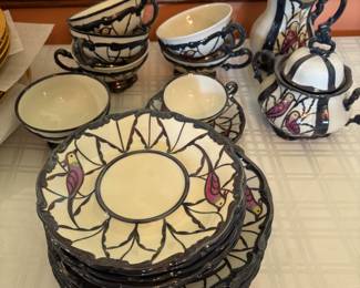 HERKEL JACOB DISHES - PORCELAIN