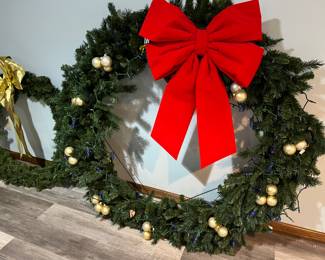 TWO LARGE WREATHS