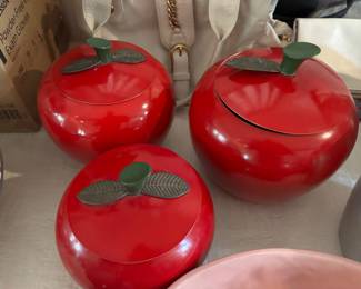 APPLE CANISTER SET