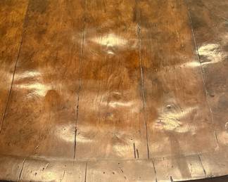 Absolutely gorgeous planked top appraisal is $24,000