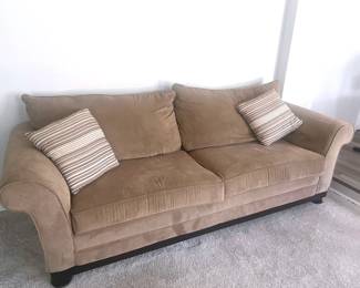 Two Cushion Camel Color Sofa