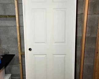 ReliaBilt 6 Panel Door RIGHT Handing And Installation Accessories