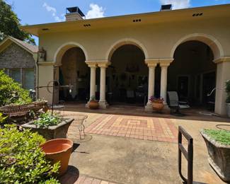 The back patio