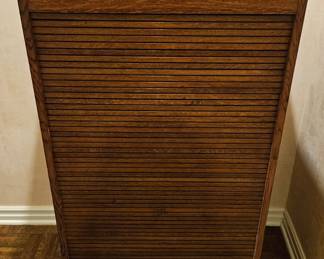 Antique Tamboar roll top filing