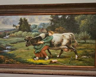 "The Stubborn Cow" by Julien Dupre