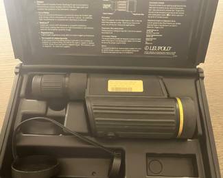 Spotting scope with case