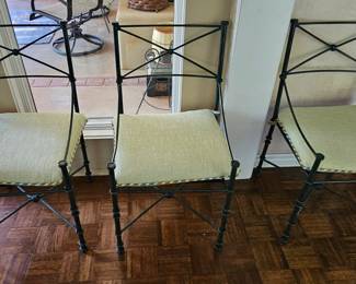 Some of the dining chairs