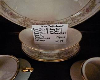 Lenox 'Castle Garden' china