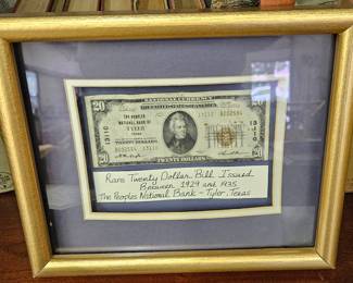 Rare $20 bill