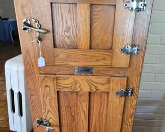 Antique ice chest