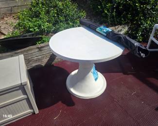 Small Fiberglass table
