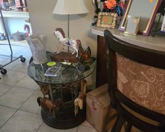 Carousel end table...