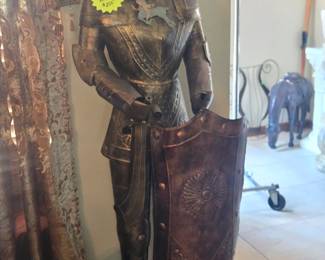 Approx 5 ft tall suit of armor