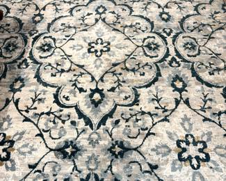 6.5x9.5 blue medallion rug